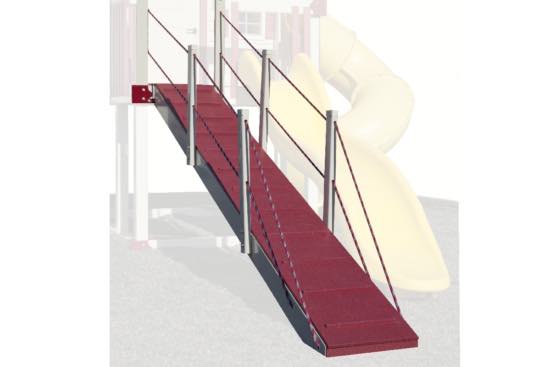 12′ Ramp with Rails
