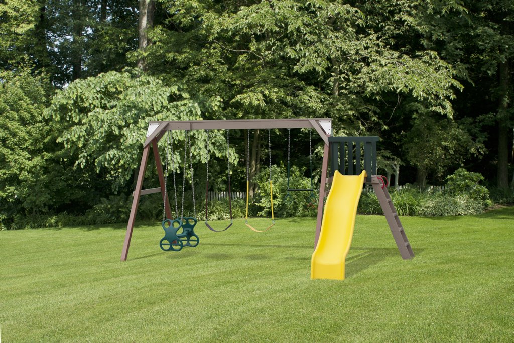 Free Standing Swings Pittsburgh Swing Sets and Amish Lawn Furniture Kauffman Family Marketplace