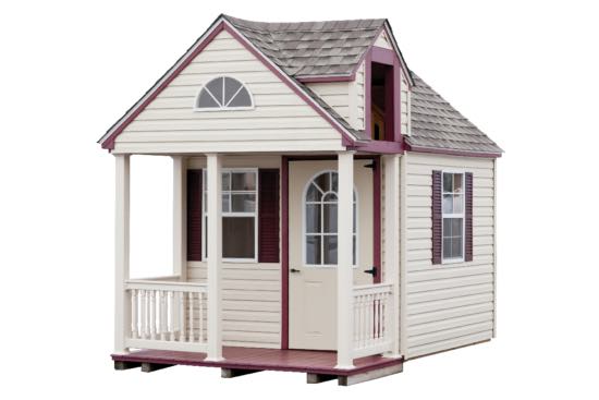 8′ x 8′ Playhouse with 4′ x 8′ Porch